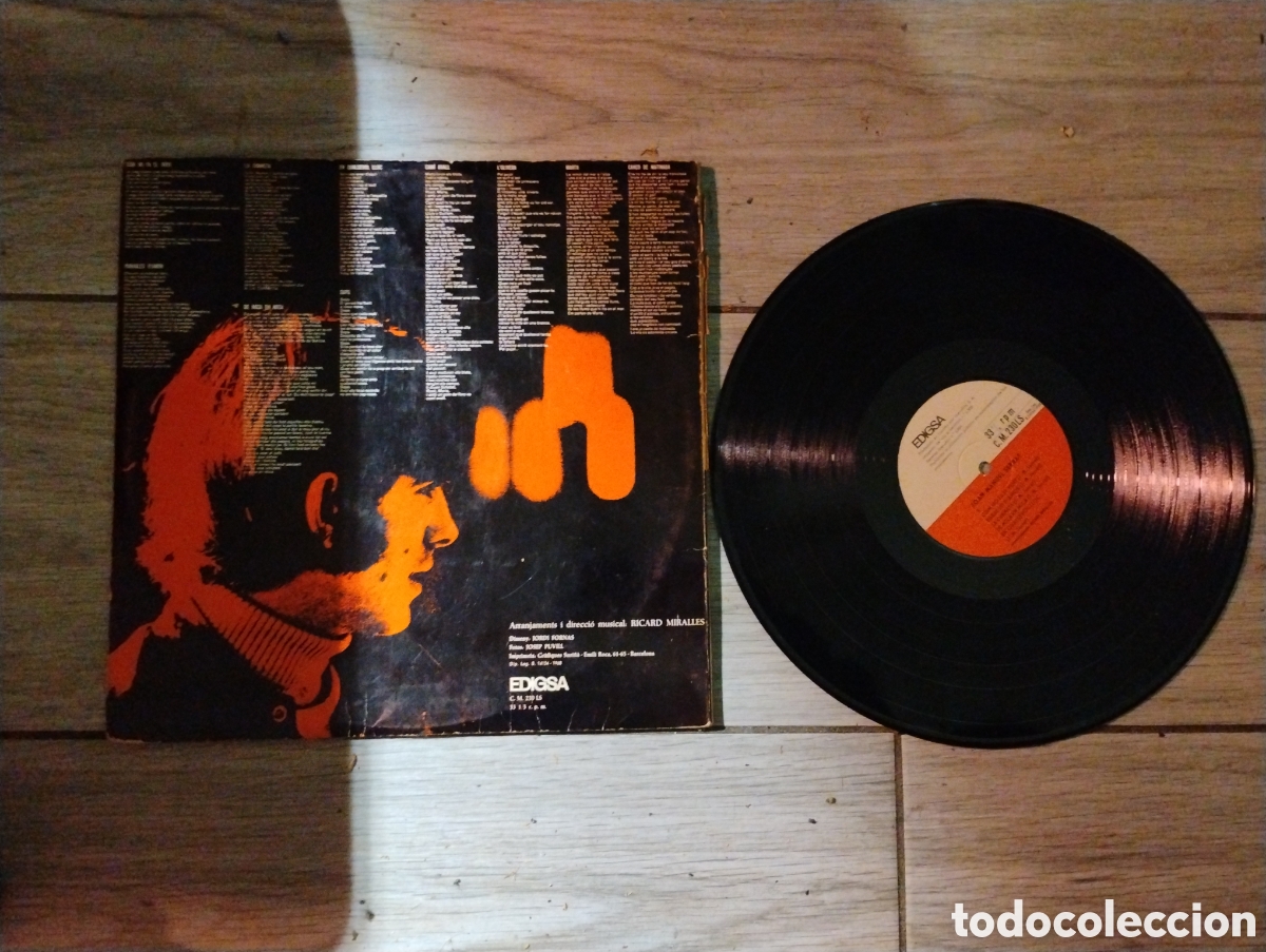Discos de vinilo: JOAN MANUEL SERRAT-COM HO FA EL TEMPS- LP- GATEFOLD/ SPAIN- IB - Foto 4