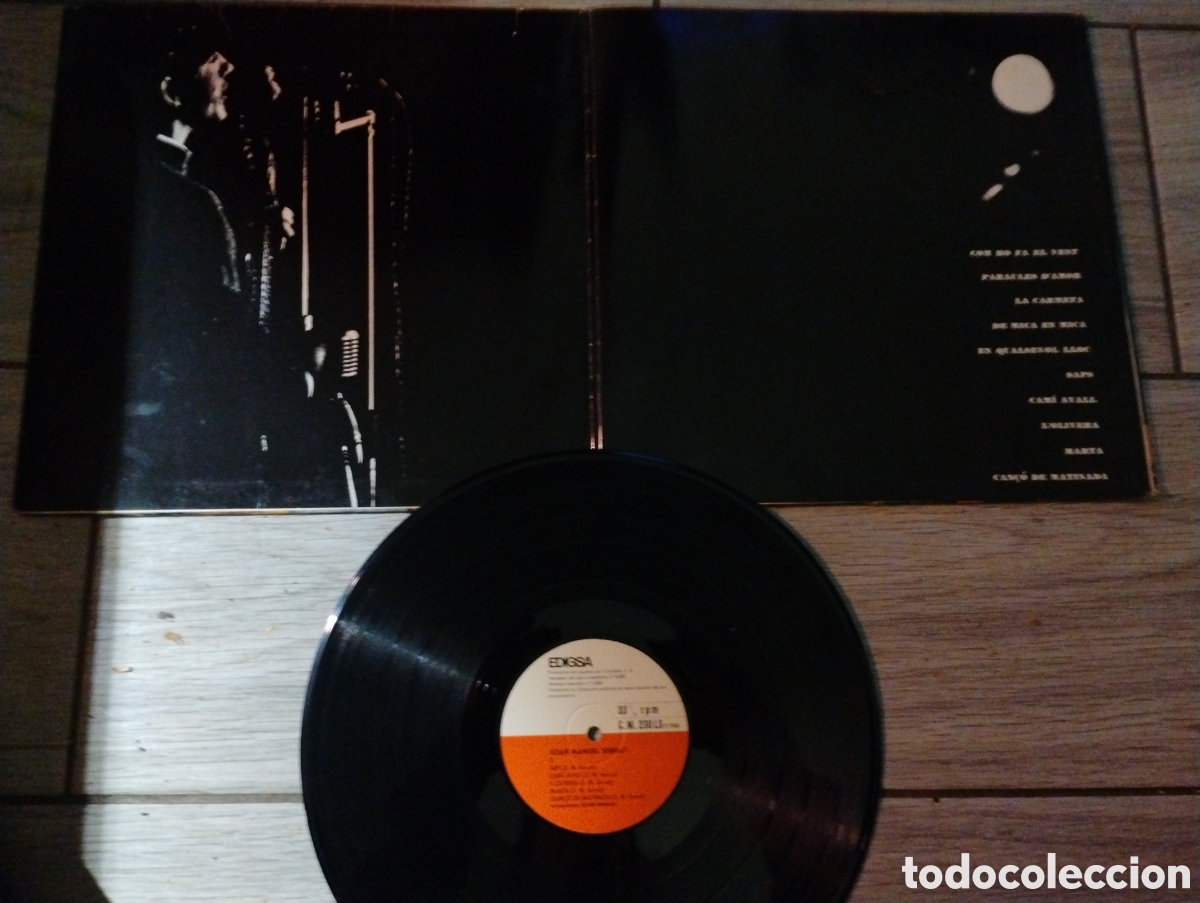 Discos de vinilo: JOAN MANUEL SERRAT-COM HO FA EL TEMPS- LP- GATEFOLD/ SPAIN- IB - Foto 2