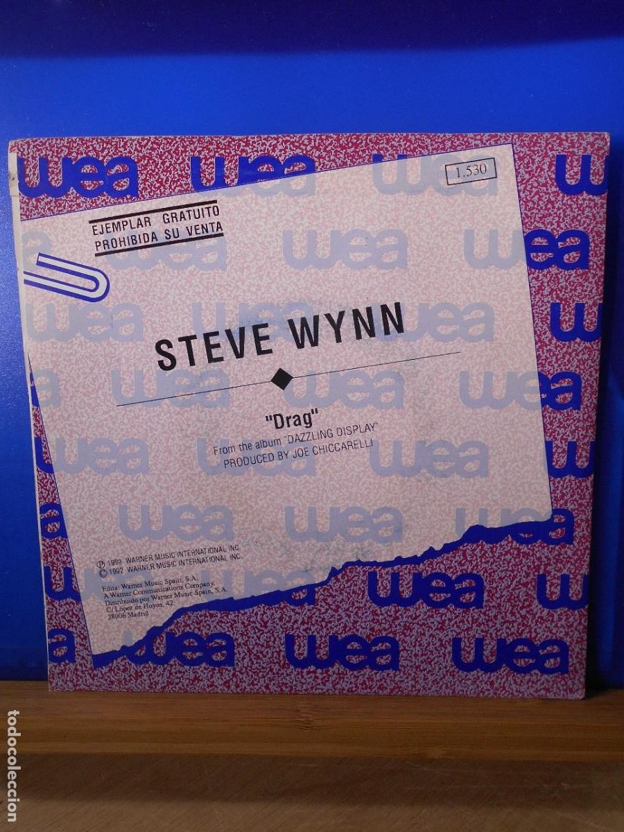 Discos de vinilo: Steve Wynn, Drag. Single. - Foto 2