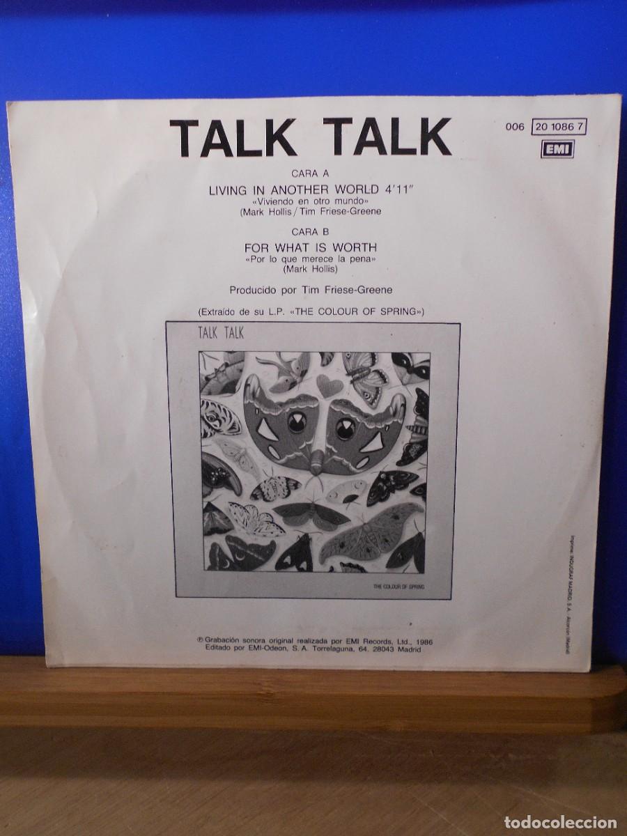 Discos de vinilo: Talk Talk. Living in another world. single. - Foto 2