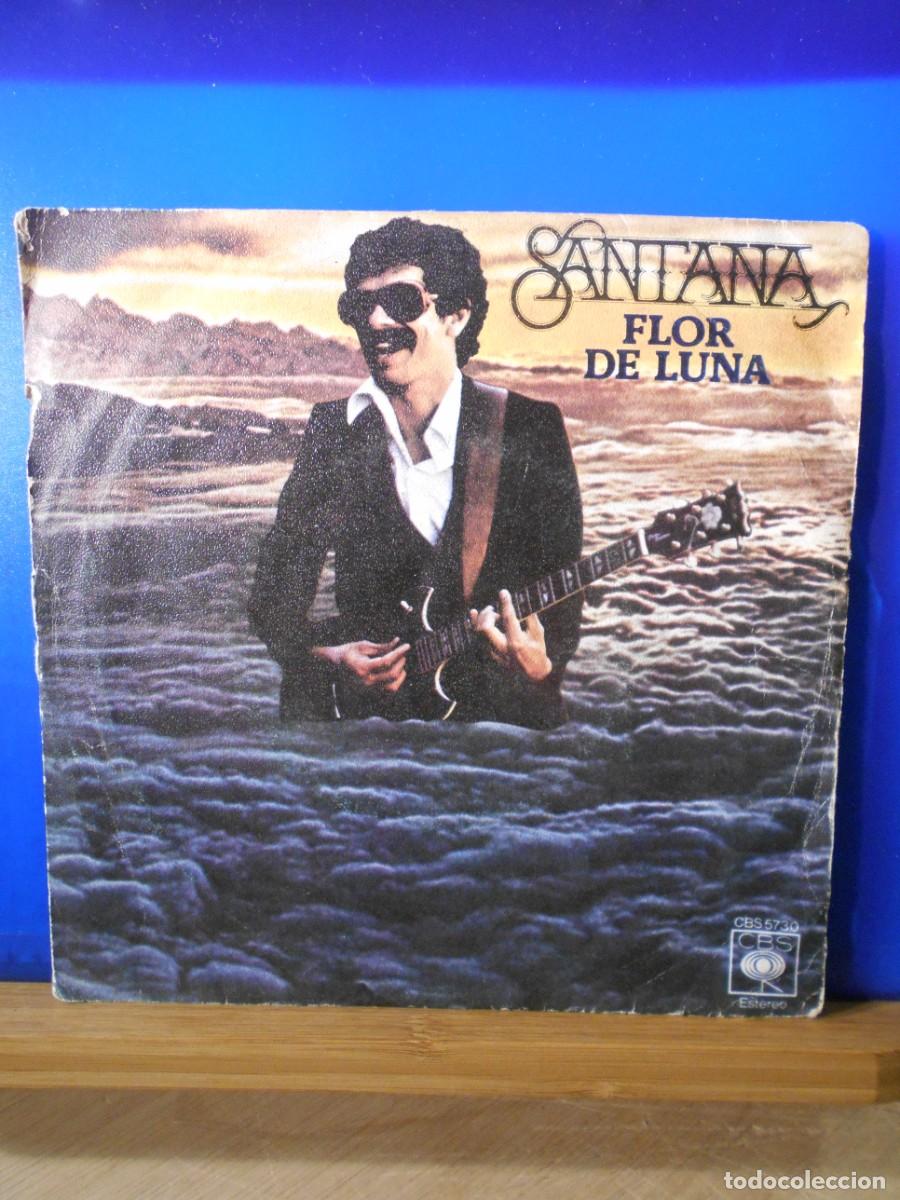 Discos de vinilo: Santana, flor de luna. single. - Foto 1