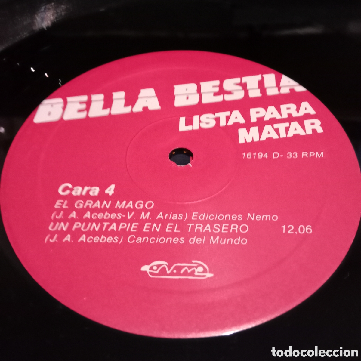 Discos de vinilo: BELLA BESTIA - LISTA PARA MATAR - LP DOBLE GATEFOLD - Foto 10
