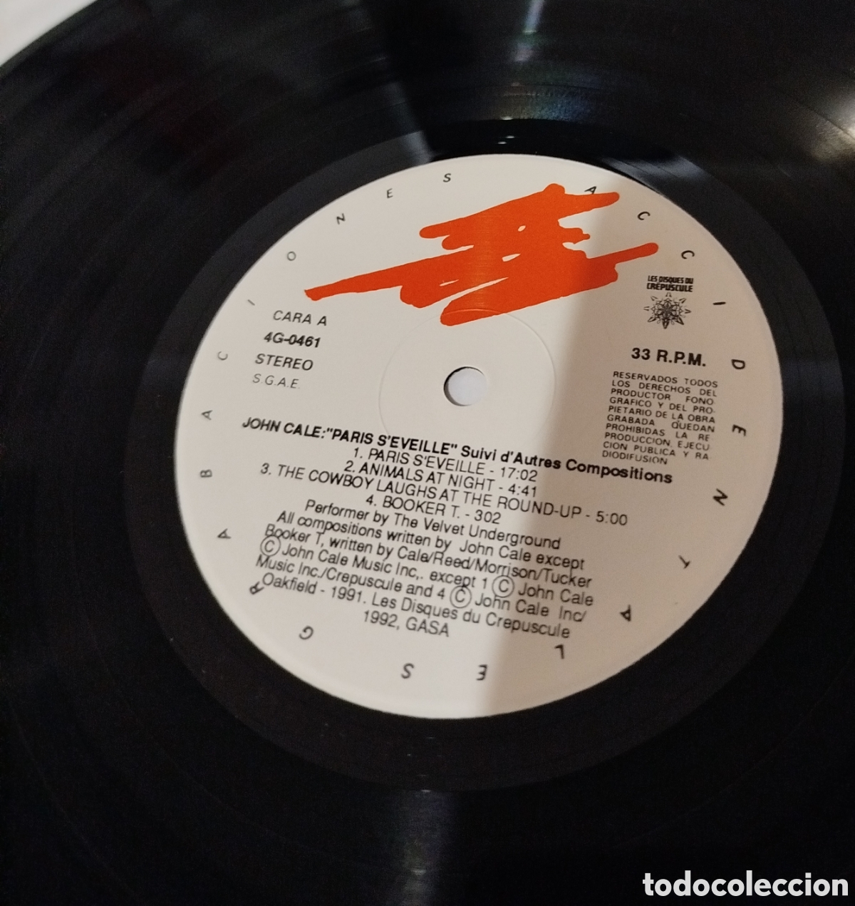 Discos de vinilo: John Cale - Paris Seveille. BSO - Foto 3