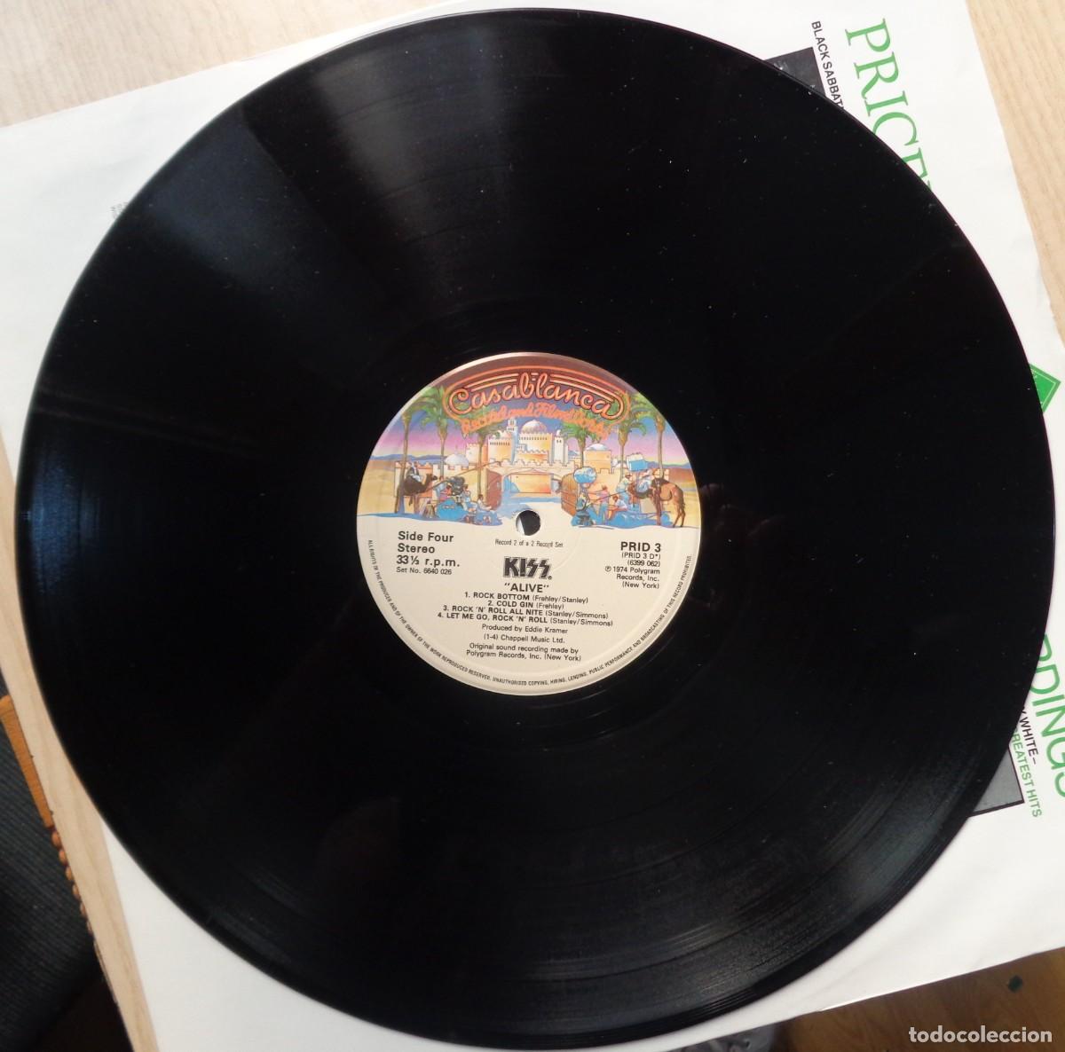 Discos de vinilo: KISS ALIVE - RARE!!!! MISPRINT - Foto 7