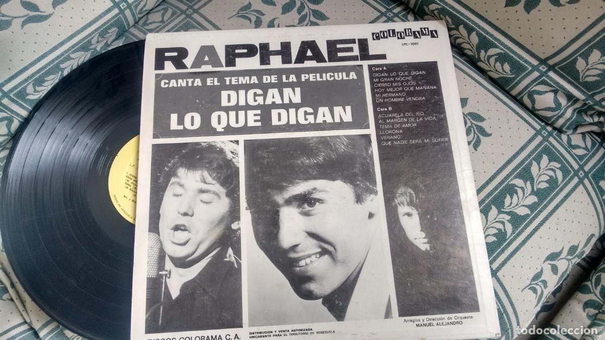 Discos de vinilo: L.P. (vinilo) de RAPHAEL a&ntilde;os 60 - Foto 2