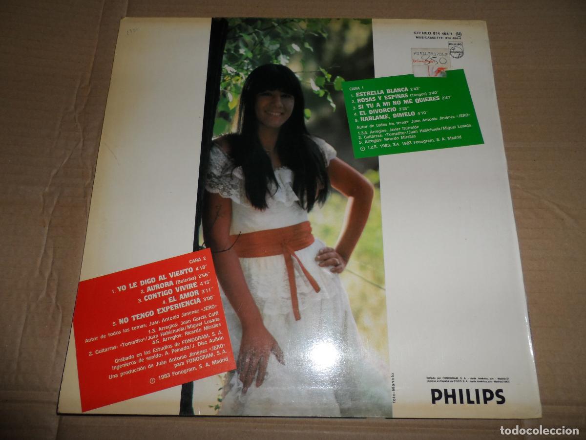 Discos de vinilo: AURORA - NACI PARA CANTAR (SPAIN 1983) - Foto 2