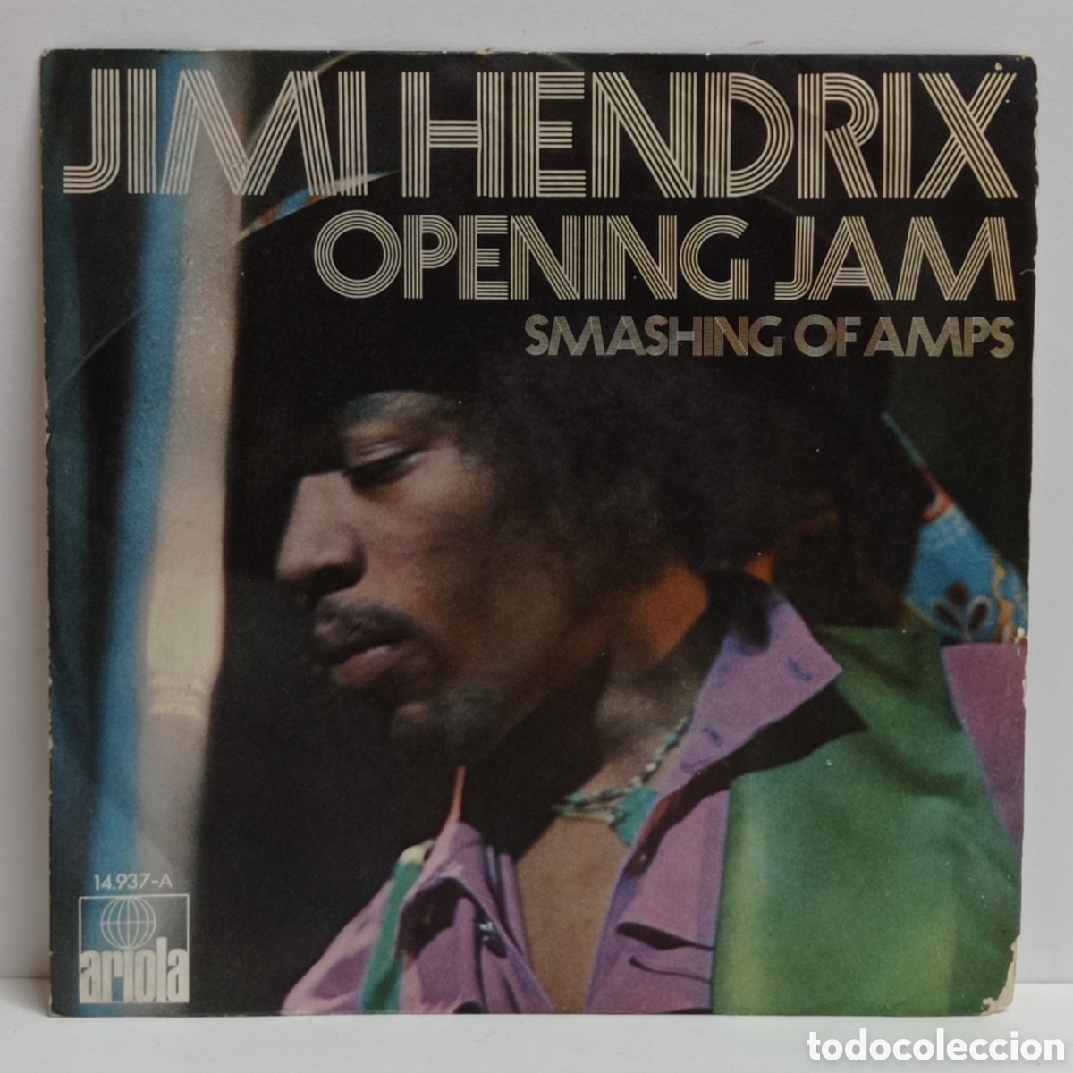 Discos de vinilo: JIMI HENDRIX, OPENING JAM (ARIOLA 1971) - Foto 1