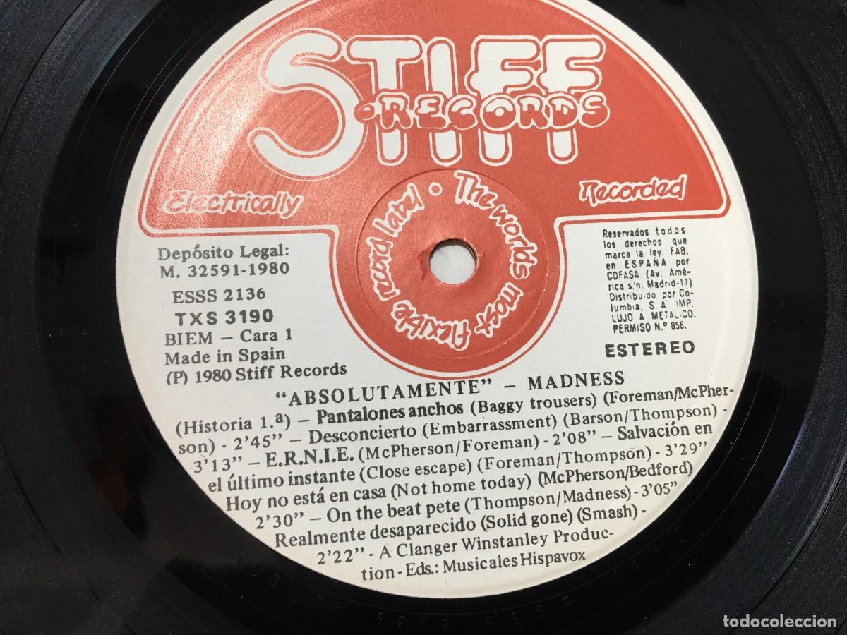 Discos de vinilo: MADNESS - ABSOLUTELY - LP - Foto 4