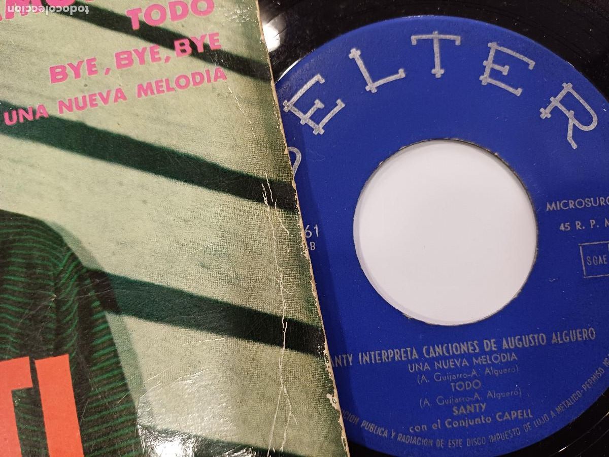 Discos de vinilo: SANTI/ENAMORADA/SINGLE. - Foto 2
