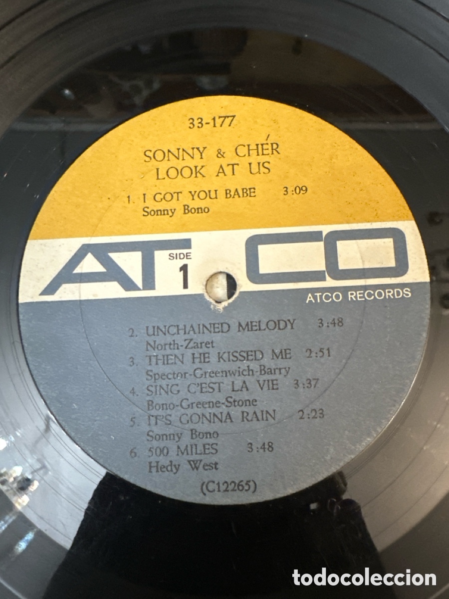Discos de vinilo: SONNY & CHER ( LOOK AT US ) USA-1965 - Foto 4