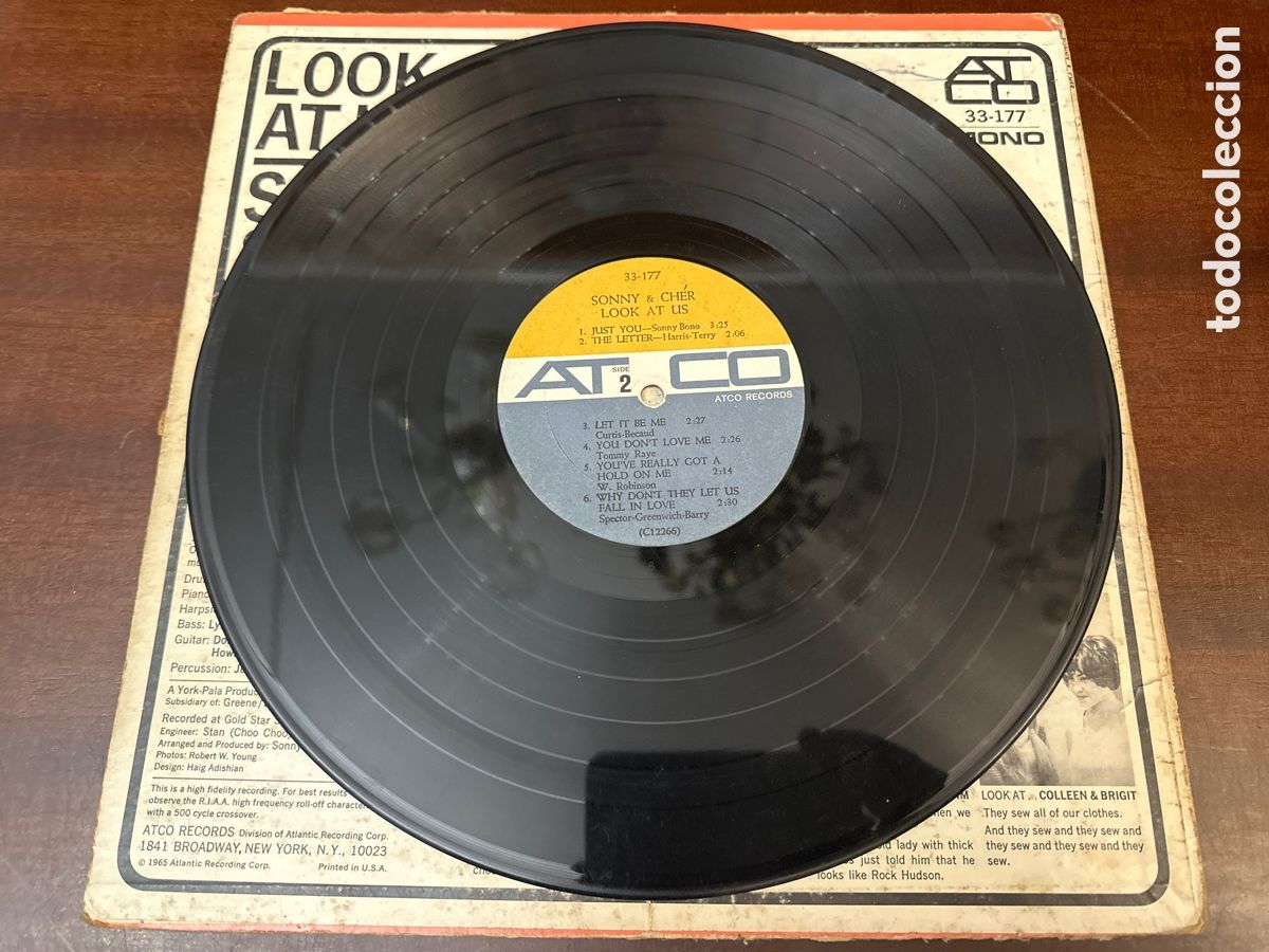 Discos de vinilo: SONNY & CHER ( LOOK AT US ) USA-1965 - Foto 7