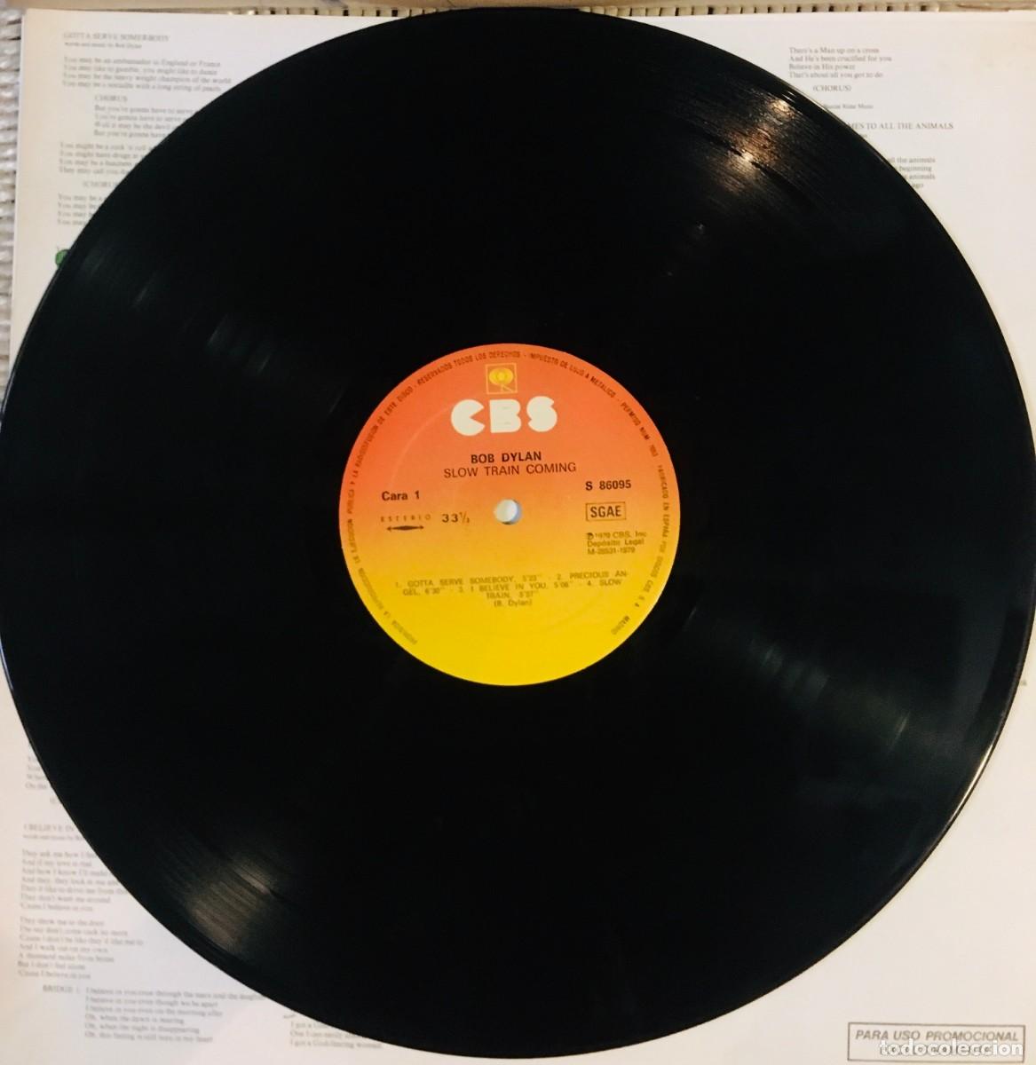 Discos de vinilo: BOB DYLAN - SLOW TRAIN COMING, LP edic Spain 1979 - Foto 3