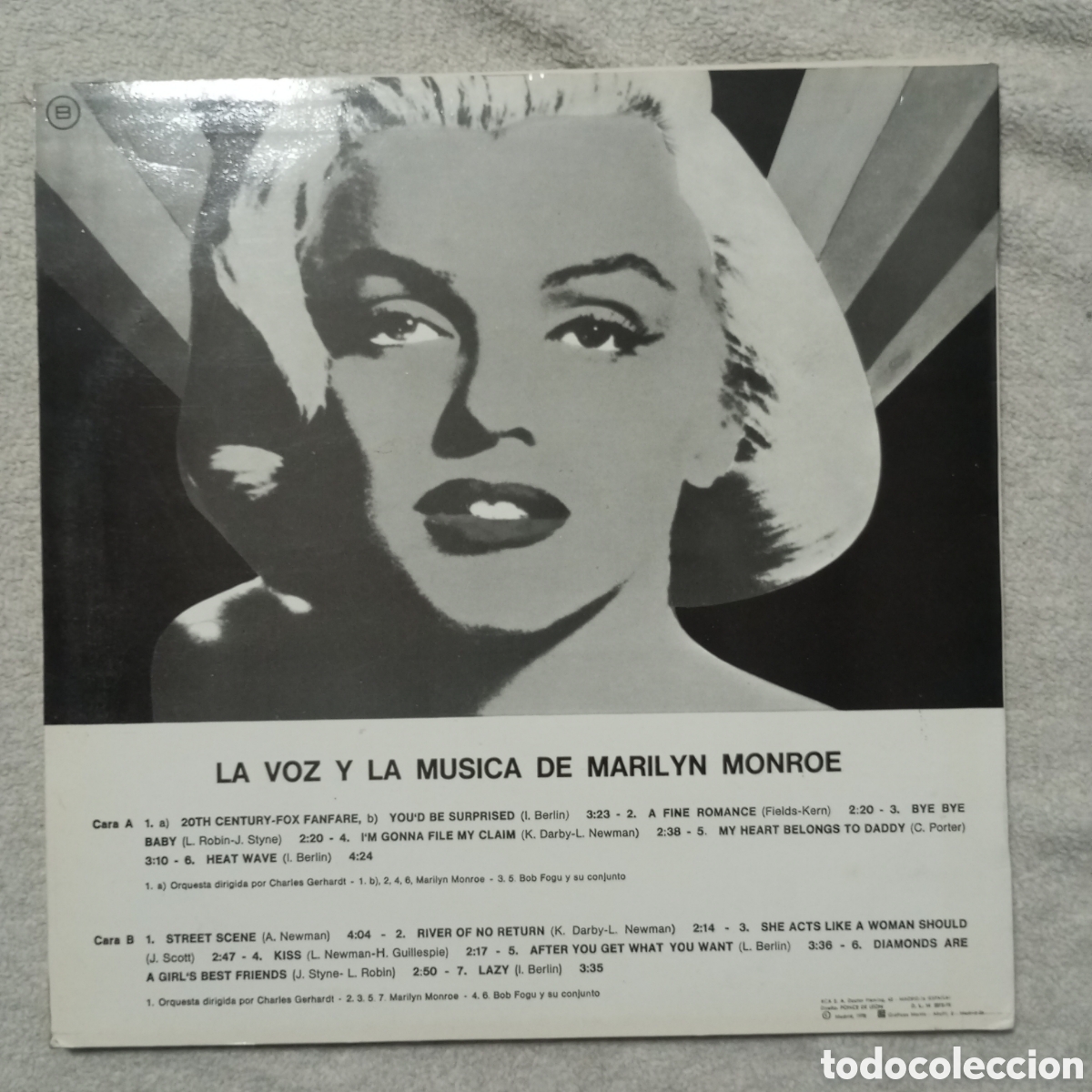 Discos de vinilo: Disco Marilyn Monroe - Foto 2