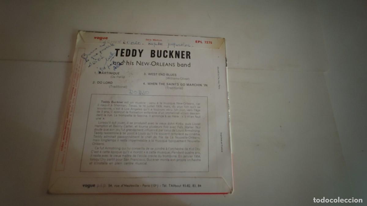 Discos de vinilo: TEDDY BUCKNER-EP MARTINIQUE +3 - Foto 2