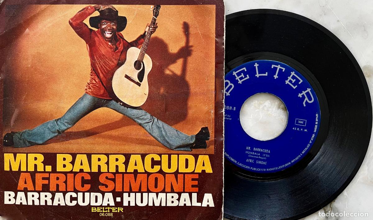 Discos de vinilo: AFRIC SIMONE, MR BARRACUDA. SINGLE ORIGINAL ESPA&Ntilde;A 1974 - Foto 1