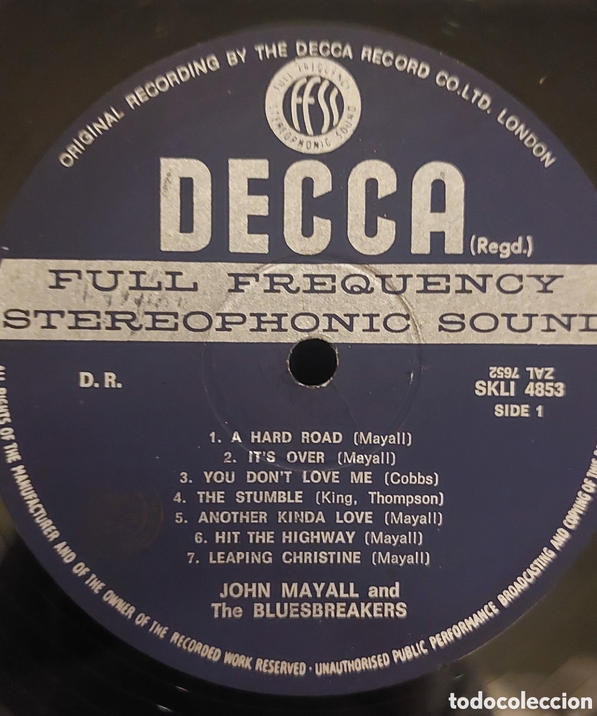 Discos de vinilo: JOHN MAYALL - A HARD ROAD - Foto 3