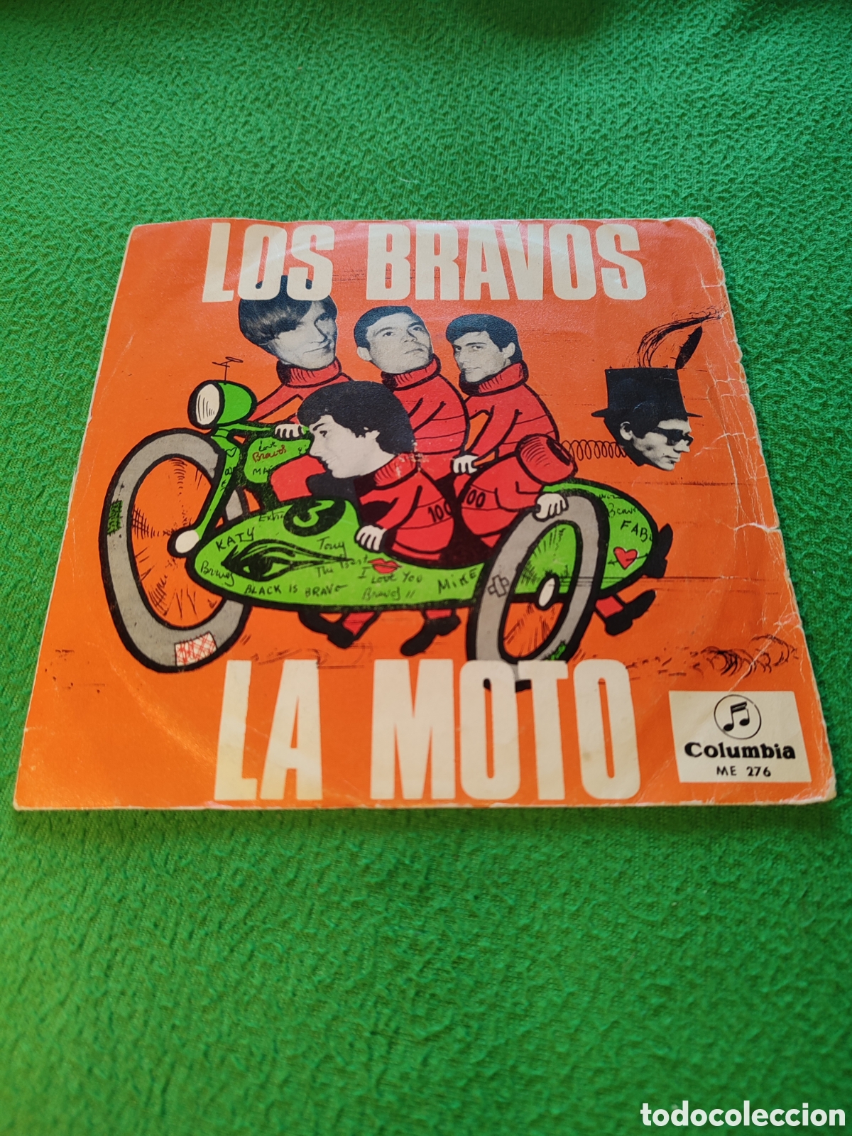 Discos de vinilo: Los Bravos - La moto / La primera amistad - Foto 1