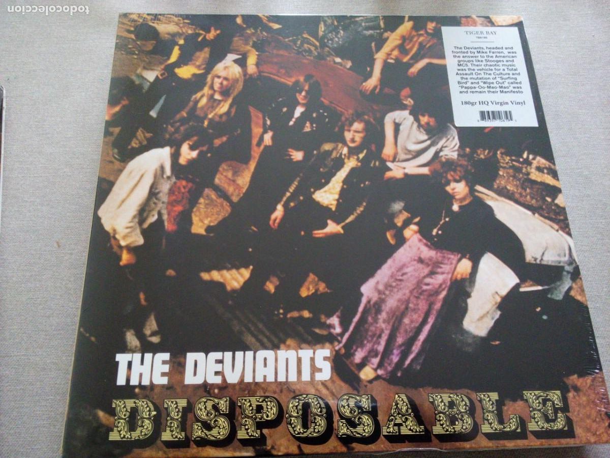 Discos de vinilo: The Deviants Disposable LP GATEFOLD 2018 &iexcl;&iexcl;PRECINTADO&iexcl;&iexcl; - Foto 1