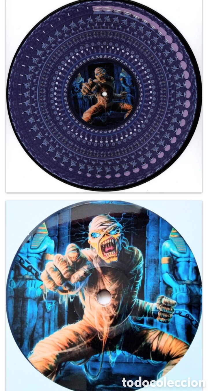 Discos de vinilo: Iron Maiden&nbsp;&lrm;&ndash;&nbsp;Powerslave Limitado - Foto 5