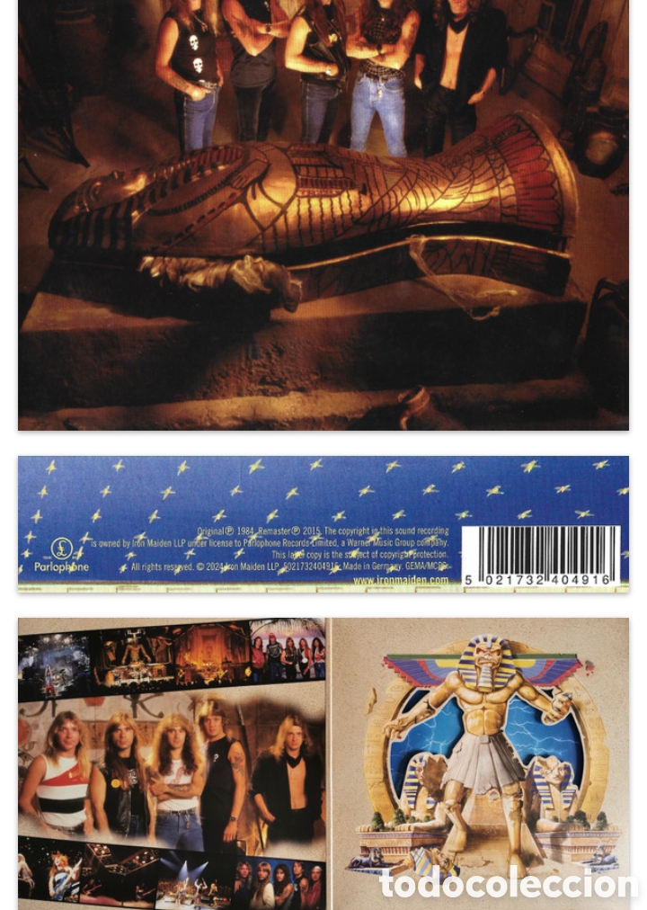 Discos de vinilo: Iron Maiden&nbsp;&lrm;&ndash;&nbsp;Powerslave Limitado - Foto 8