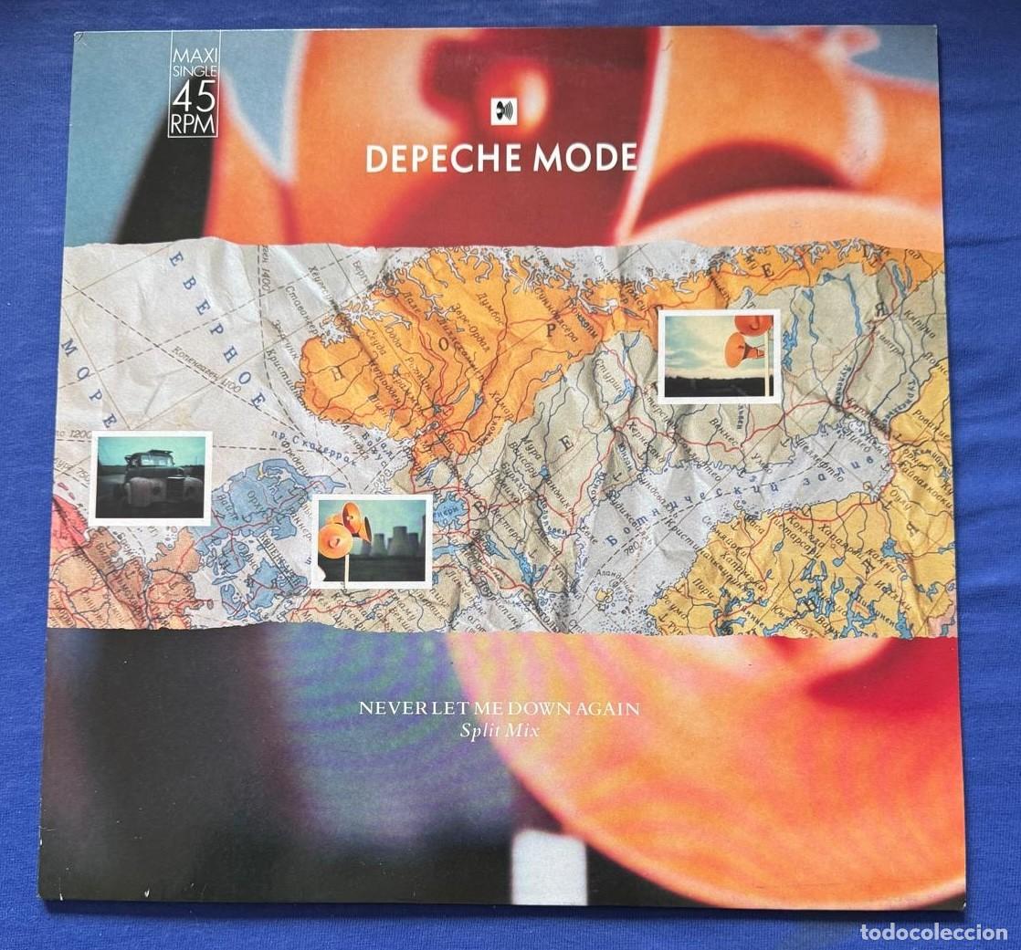 Discos de vinilo: depeche mode maxi 45t nerver let me down (germany) ex EX - Foto 1