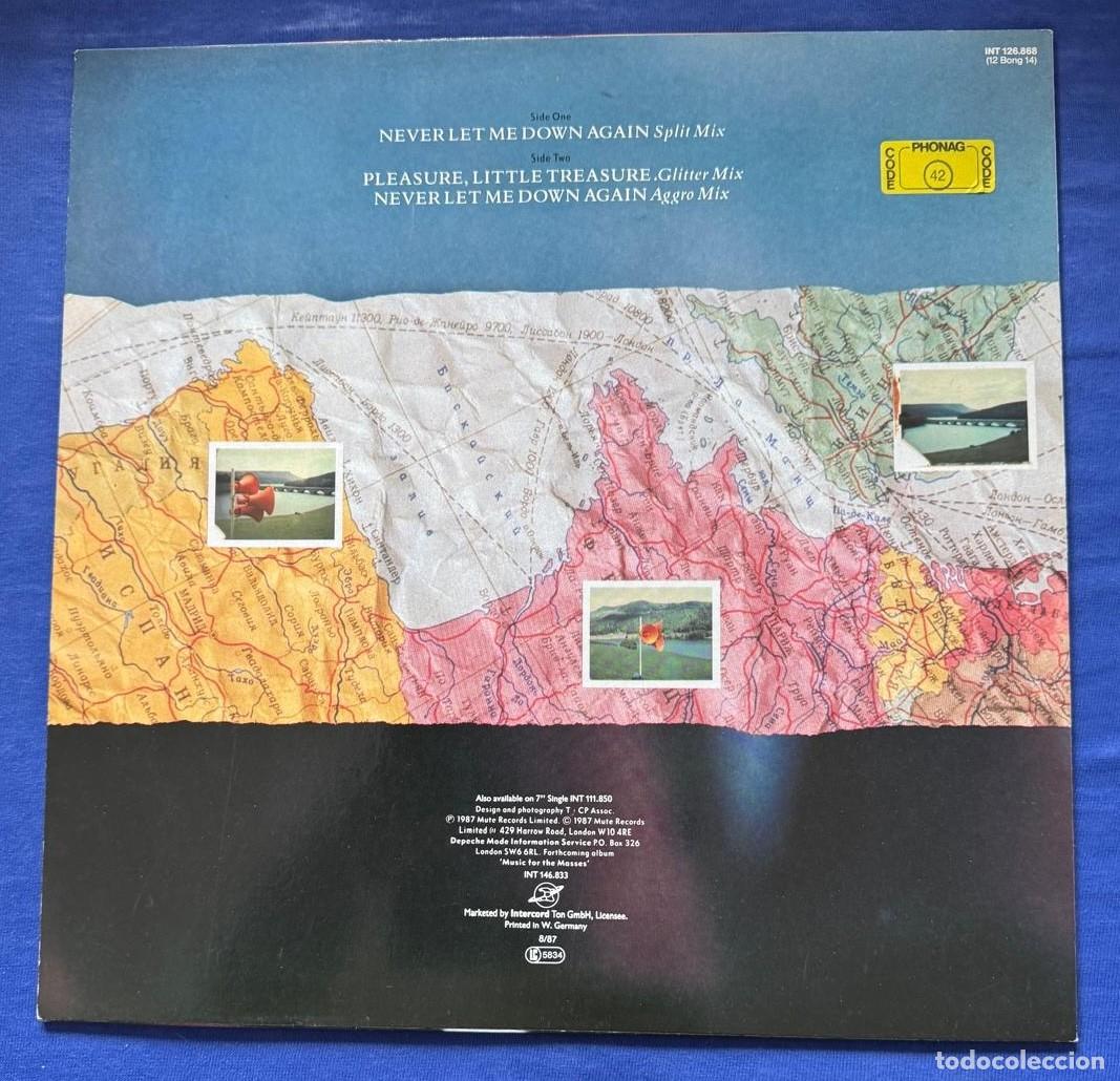Discos de vinilo: depeche mode maxi 45t nerver let me down (germany) ex EX - Foto 2