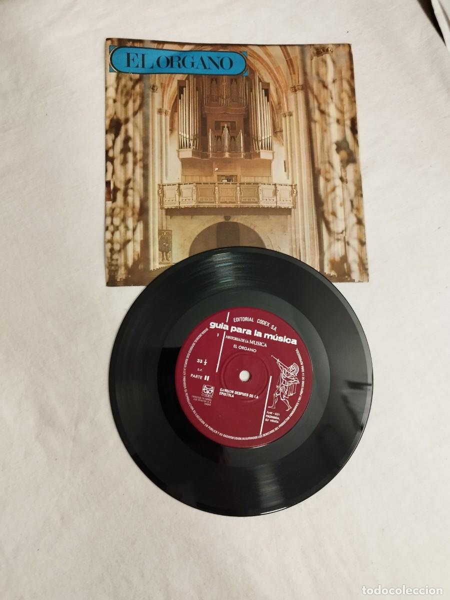 Discos de vinilo: Historia de la m&uacute;sica, codex. El &oacute;rgano. Single 7&rdquo;. - Foto 1