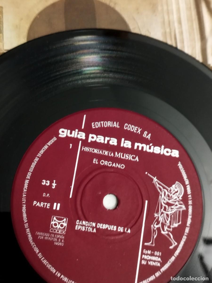Discos de vinilo: Historia de la m&uacute;sica, codex. El &oacute;rgano. Single 7&rdquo;. - Foto 2