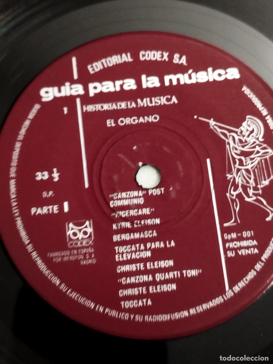 Discos de vinilo: Historia de la m&uacute;sica, codex. El &oacute;rgano. Single 7&rdquo;. - Foto 3