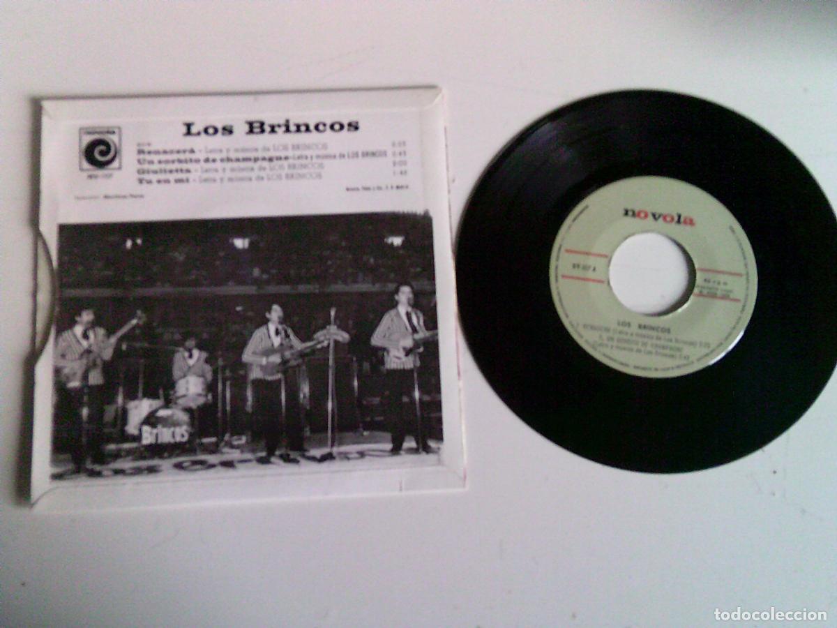 Discos de vinilo: Singels Los Brincos Renacer&aacute; - Foto 2