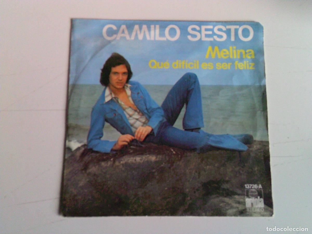 Discos de vinilo: Singels Camilo Sexto Melina - Foto 1