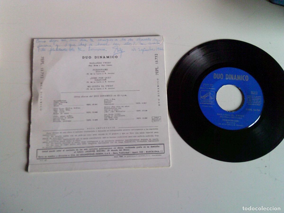 Discos de vinilo: Singels D&uacute;o Din&aacute;mico la Voz de su Amo - Foto 2