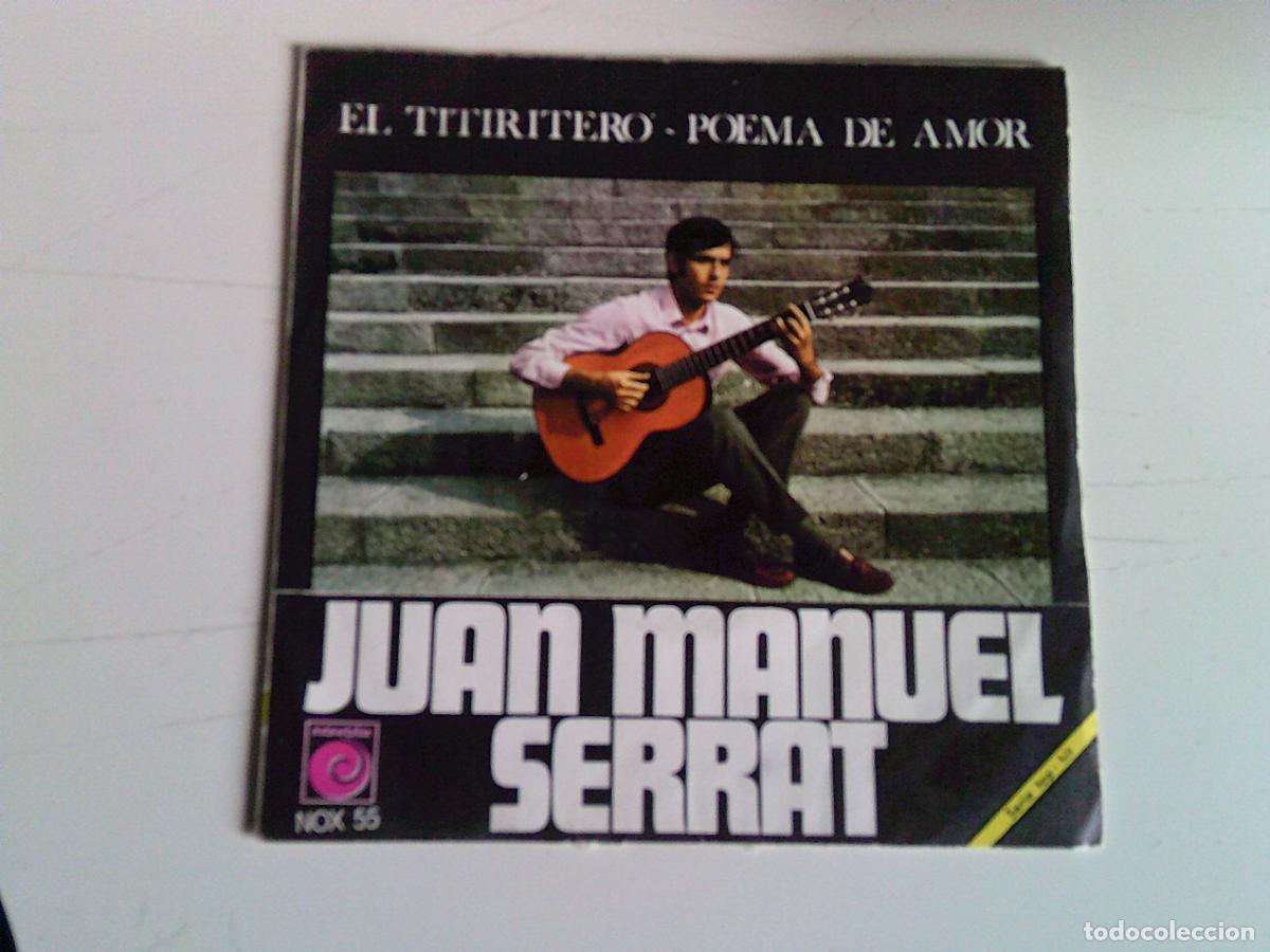 Discos de vinilo: Singels Joan Manuel Serrat Tirititero - Foto 1