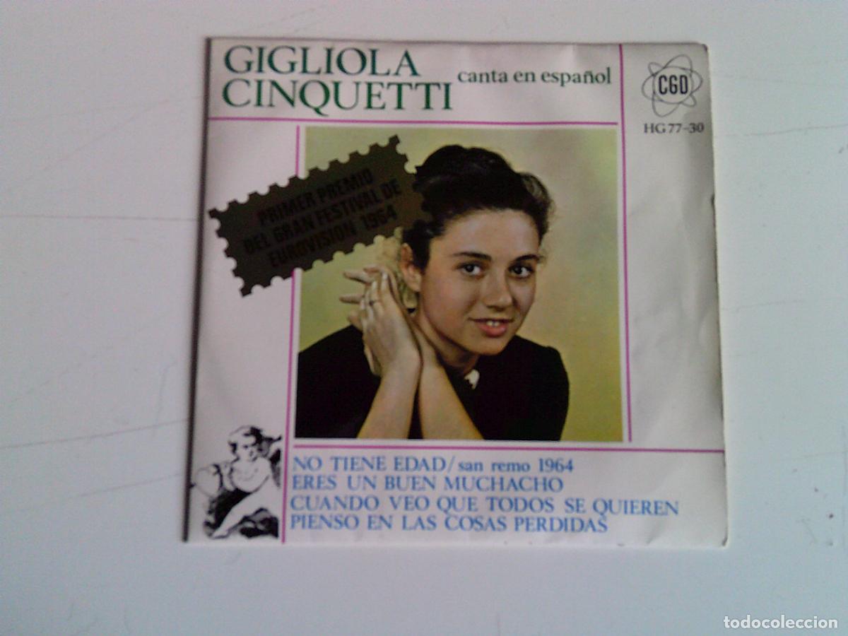 Discos de vinilo: Singels Gigliola Cinquetti Canta en espa&ntilde;ol - Foto 1