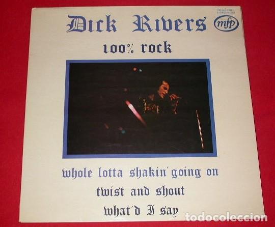 Discos de vinilo: dick rivers 33t 100% rock (mfp) ex nm - Foto 1