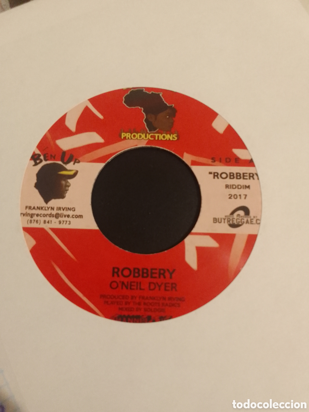 Discos de vinilo: Reggae ONeil Dyer Robbery / Dub - Foto 1