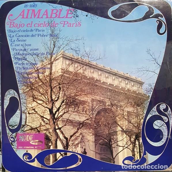 Discos de vinilo: Aimable - Bajo El Cielo De Paris (LP Vinilo) - Foto 1