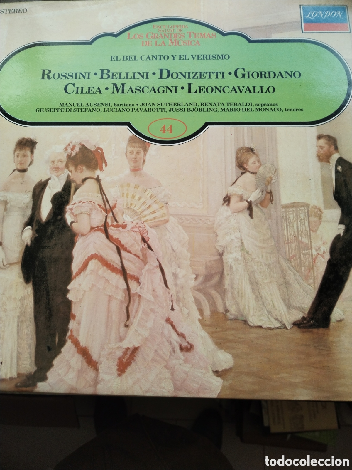 Dischi in vinile: LP EL BEL CANTO Y EL VERISMO/ROSINNI BELLINI DONIZETTI