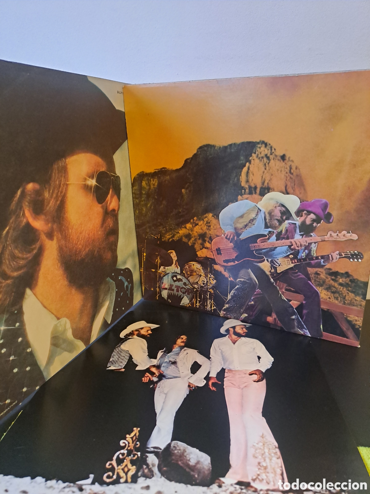 Discos de vinilo: SOLO FUNDA Y INSERT. ZZ TOP. TEXAS. 1976. US. - Foto 2