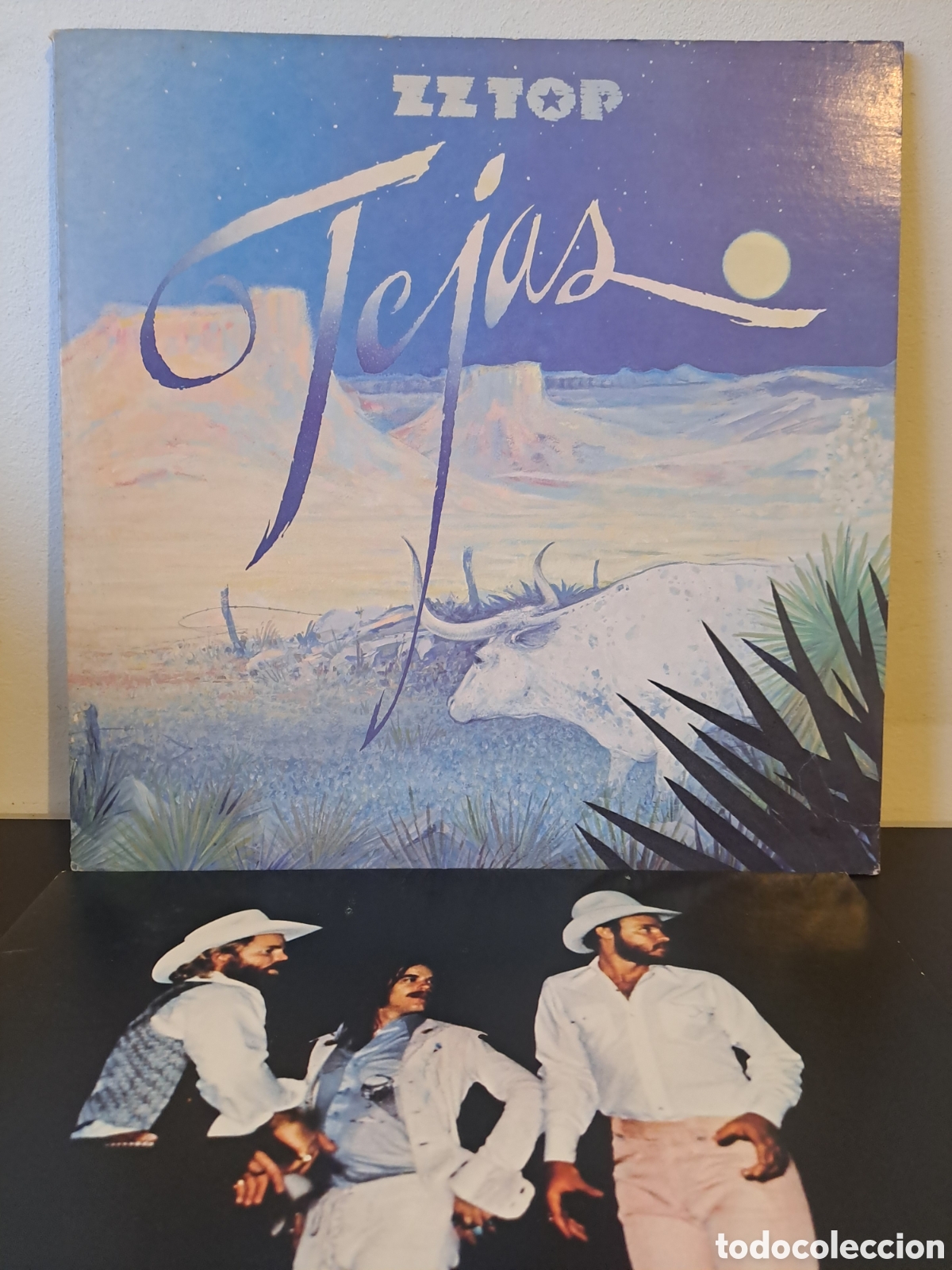 Discos de vinilo: SOLO FUNDA Y INSERT. ZZ TOP. TEXAS. 1976. US. - Foto 1