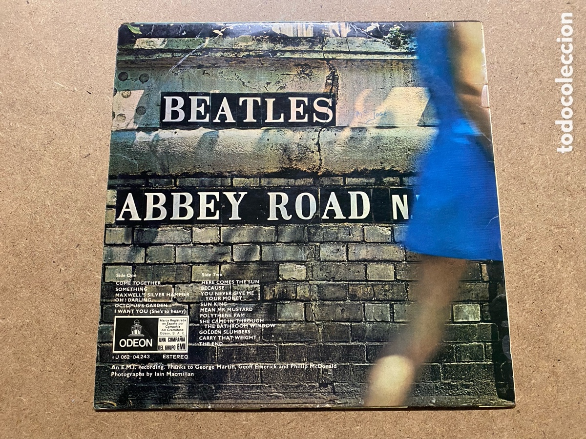 Discos de vinilo: LP VINILO BEATLES. ABBEY ROAD. EDICI&Oacute;N ESPA&Ntilde;OLA - Foto 2