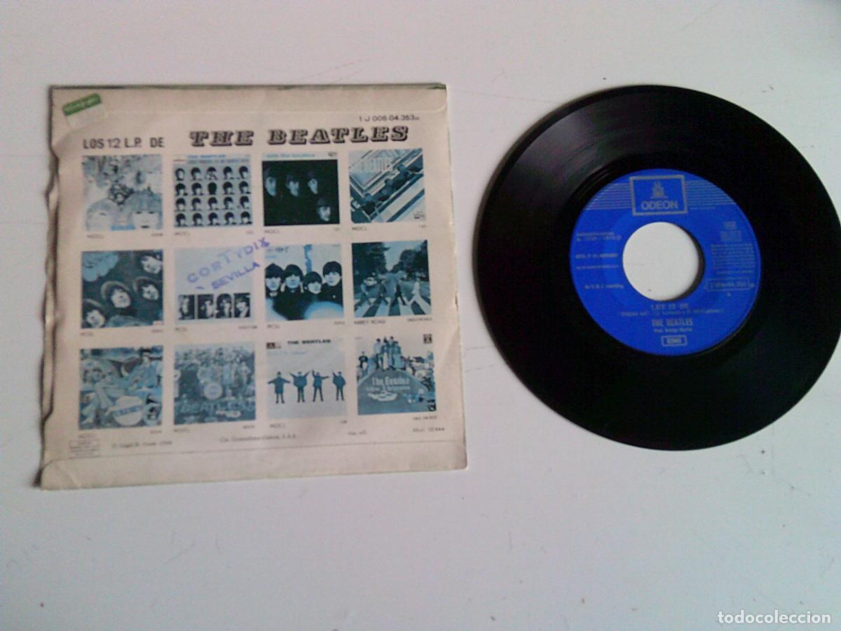 Discos de vinilo: Singels The Beatles Let it be You know name - Foto 2