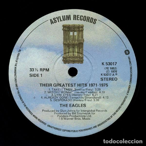Discos de vinilo: Eagles &ndash; Their Greatest Hits ( - Foto 2