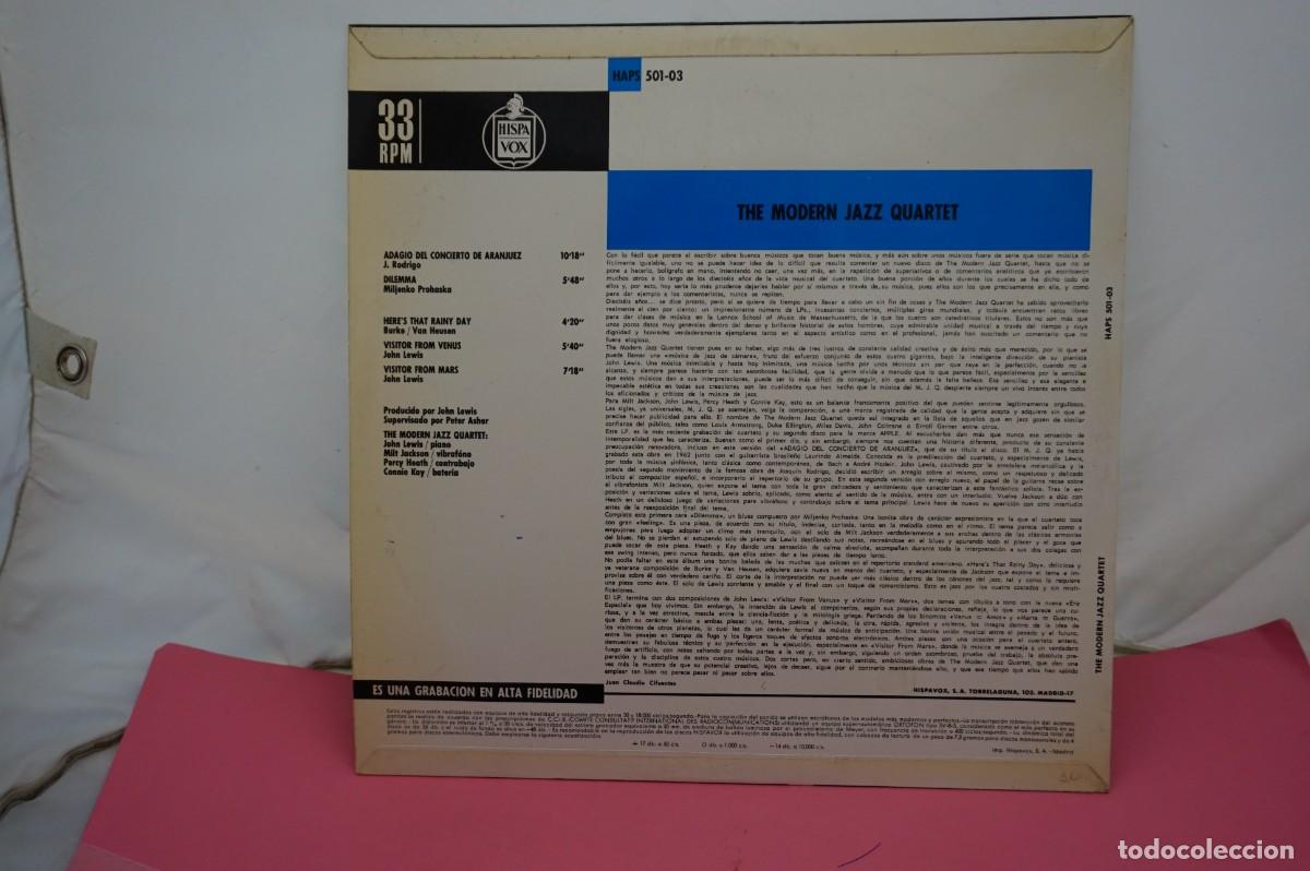 Discos de vinilo: LP - THE MODERN JAZZ QUARTET - CONCIERTO DE ARANJUEZ - Foto 4