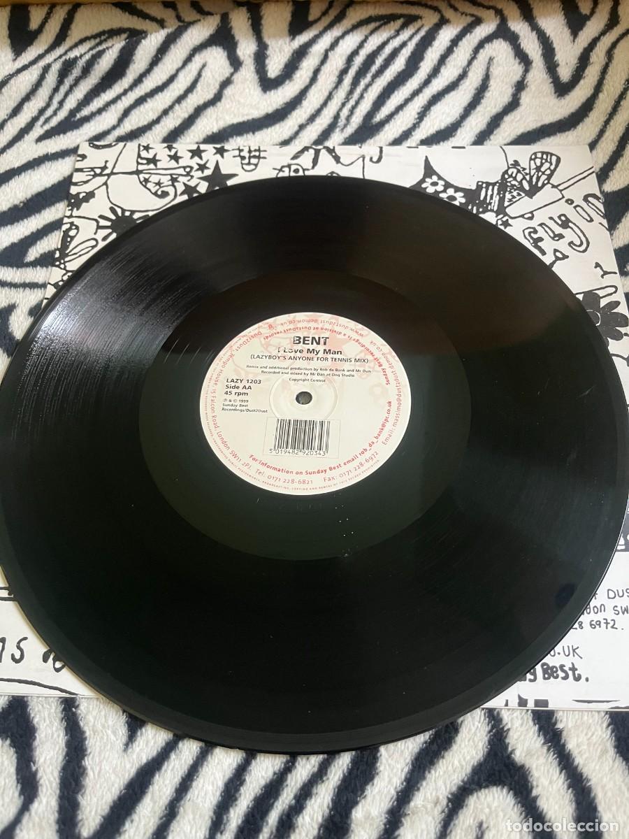 Discos de vinilo: Bent I Love My Man Maxi - Foto 2