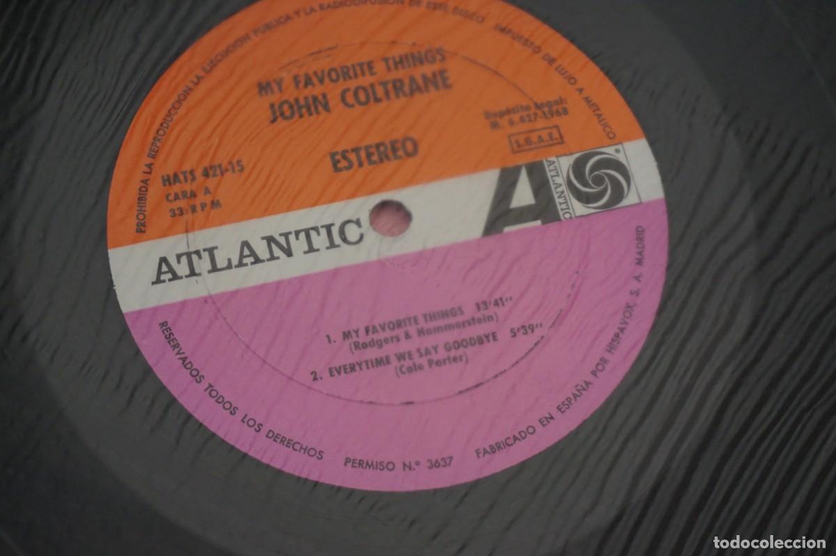 Discos de vinilo: LP - JOHN COLTRANE - MY FAVORITE THINGS - Foto 3