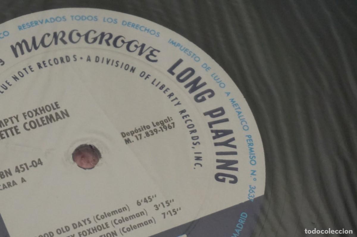 Discos de vinilo: LP - ORNETTE COLEMAN - THE EMPTY FOXHOLE - Foto 4