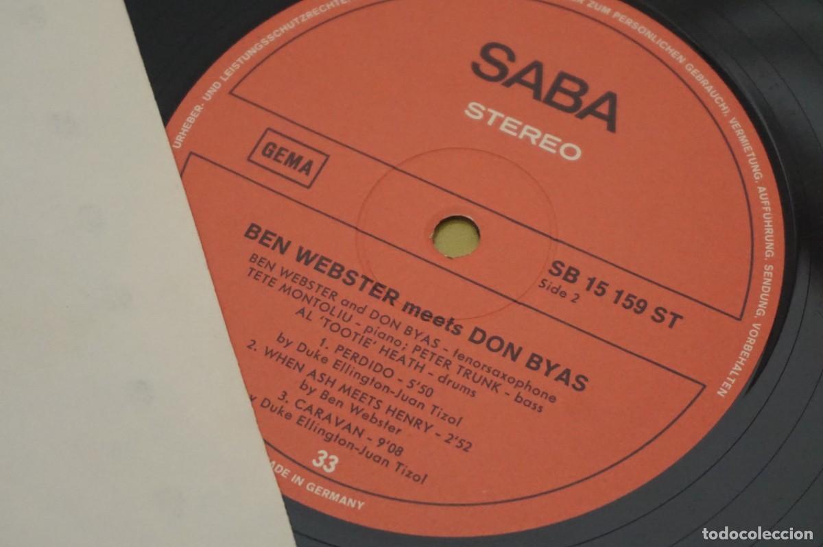 Discos de vinilo: LP - BEN WEBSTER MEEST DON BYAS - Foto 4