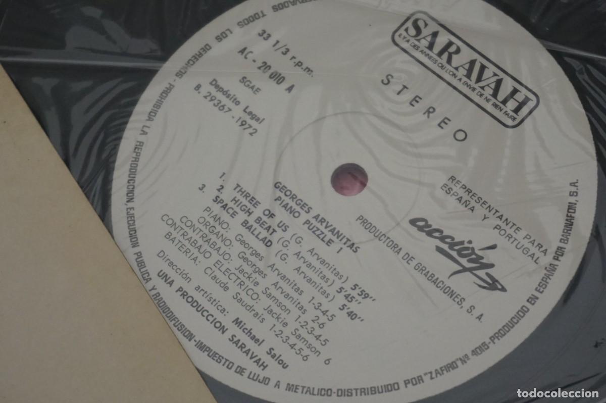 Discos de vinilo: LP - GEORGES ARVANITAS - PIANOS PUZZLE 1 - Foto 3