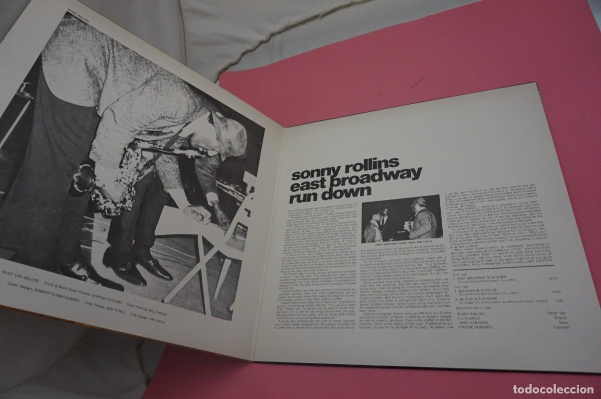 Discos de vinilo: LP - SONNY ROLLINS - EAST BROADWAY RUN DOWN - Foto 2